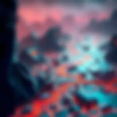 Navigating Risks in the NFT Landscape An illustration depicting risks associated with NFTs