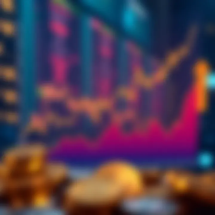 Graph illustrating the performance of notable coins on KuCoin