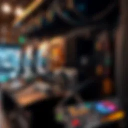 High-performance mining rig displaying advanced hardware components for optimal mining efficiency