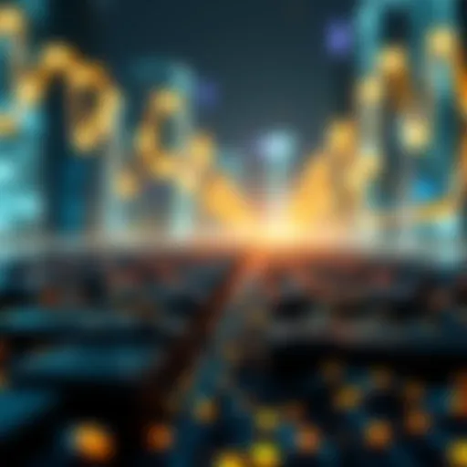 A visual representation of blockchain technology