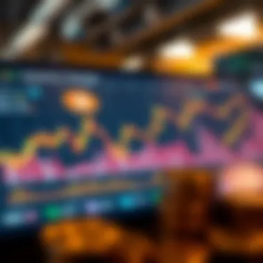Chart depicting cryptocurrency market trends