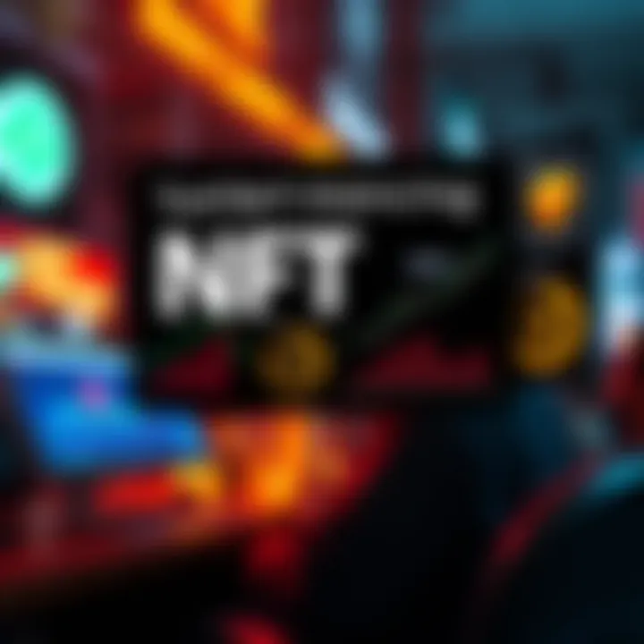 An infographic highlighting NFT market trends