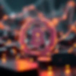 Visual representation of blockchain technology and its future potential