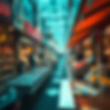 Exploring the NFT Marketplace Dynamics A graphic demonstrating the marketplace for buying and selling NFTs.