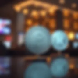 Platincoin logo and blockchain technology visual