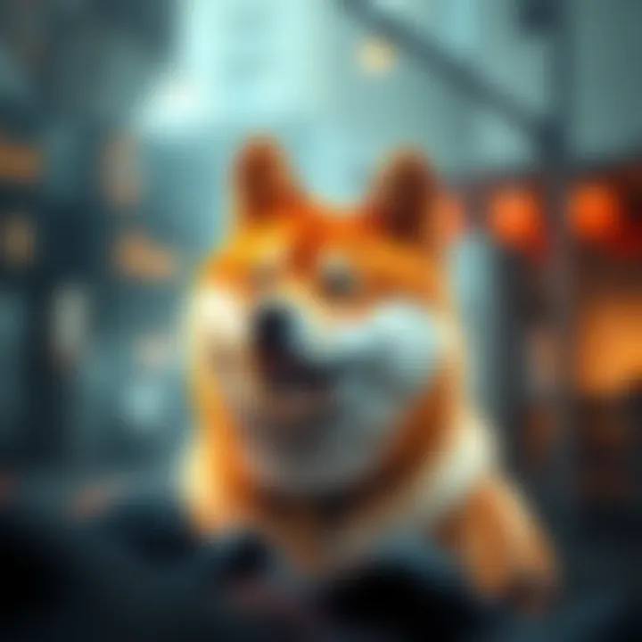 Shiba Inu coin visual representation