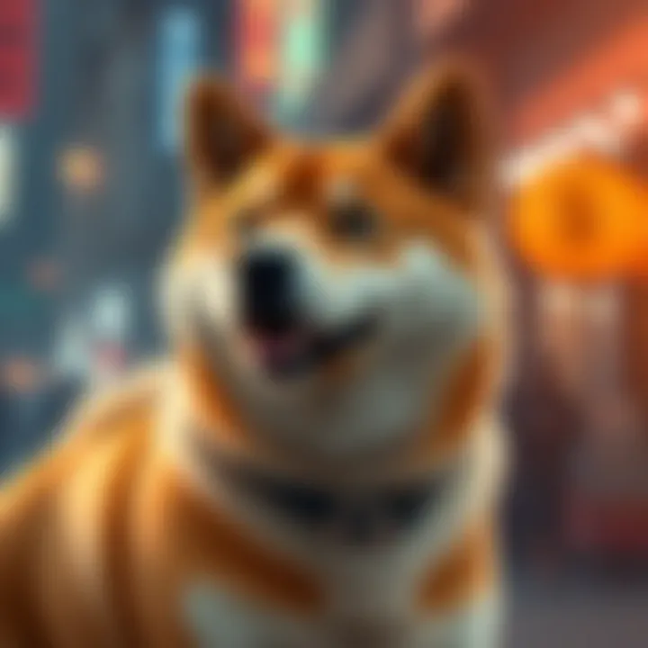 Illustration depicting factors affecting Shiba Inu's market value