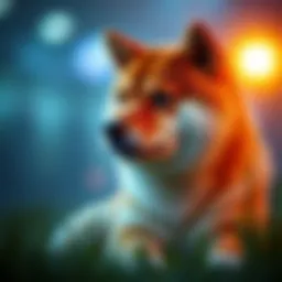 Graph showing Shiba Inu price trends