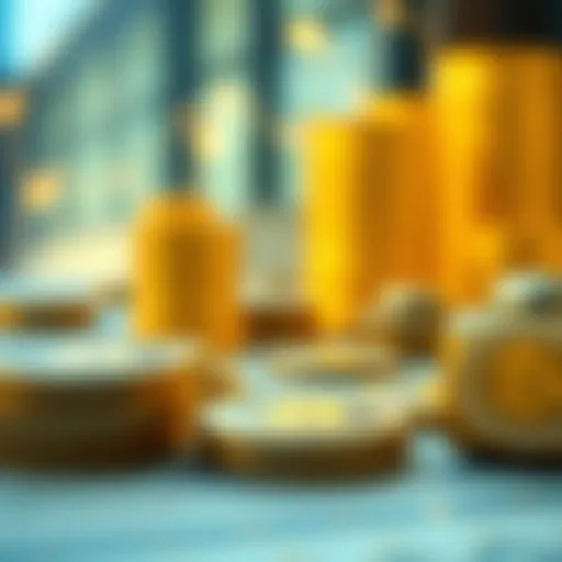 Exploring Cryptocurrency Passive Income Conceptual representation of passive income streams in cryptocurrency