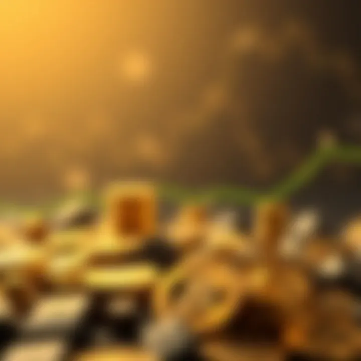 A conceptual graphic illustrating risk management in cryptocurrency