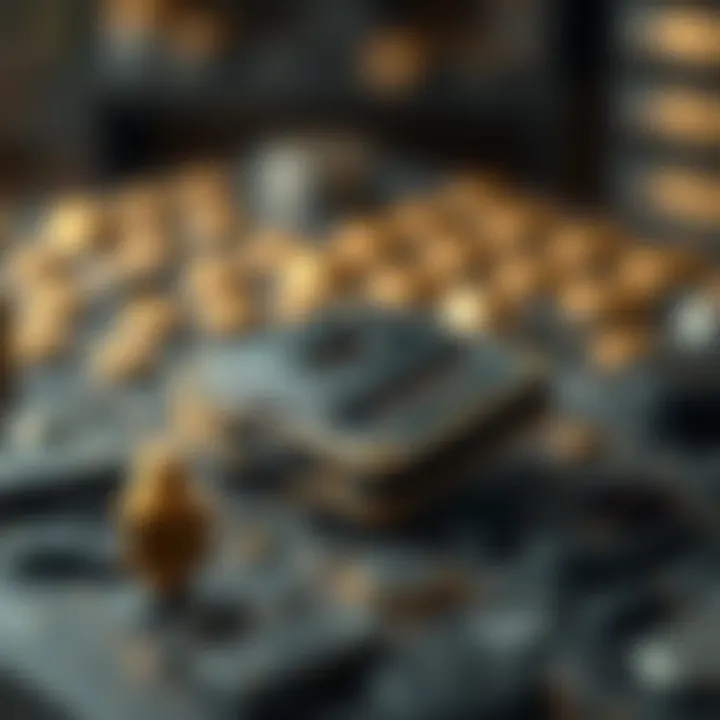 Exploring Hardware Wallet Design and Features Illustration of a hardware wallet showcasing its design and features