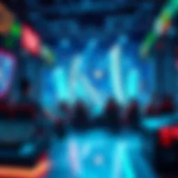 A visual representation of the play-to-earn gaming ecosystem