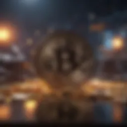 Illustration depicting the conceptual framework of cryptocurrency