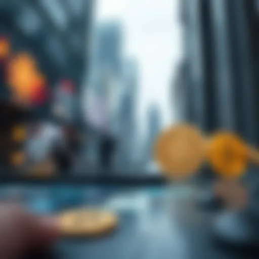 Conceptual representation of IMF influence on cryptocurrencies