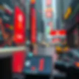 Market Fluctuations Post-Ban Visual representation of cryptocurrency market fluctuations after the ban