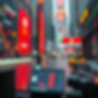 Market Fluctuations Post-Ban Visual representation of cryptocurrency market fluctuations after the ban