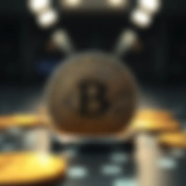 Cryptocurrencies Supported by Trust Wallet A detailed representation of multiple cryptocurrencies supported by Trust Wallet