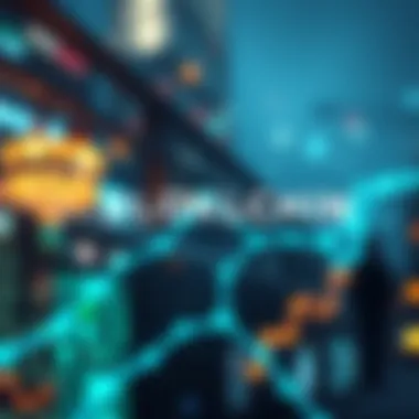 Advantages of Blockchain Technology Graphic showcasing the advantages of blockchain technology