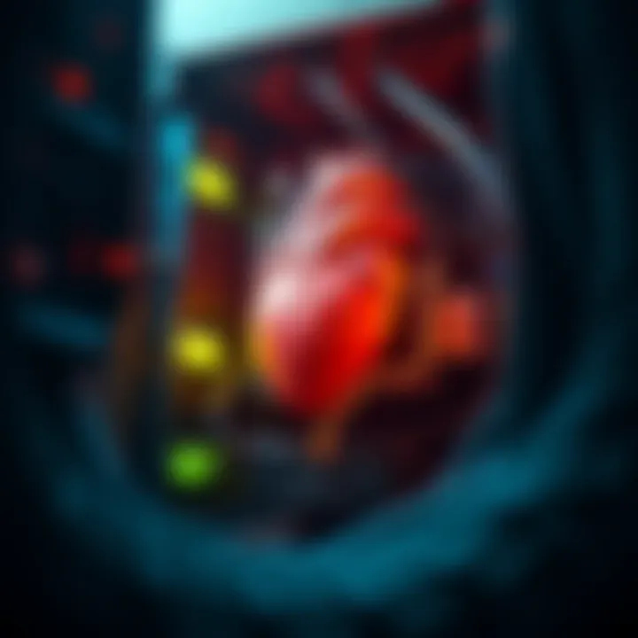 The Heart of Crypto Mining Illustration of a mining rig