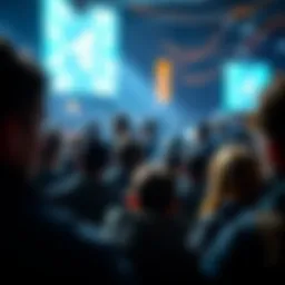 Visual representation of a thriving cryptocurrency community on Telegram
