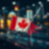 Fluctuations in the Canadian Exchange Rate Graph showing fluctuations in the Canadian exchange rate