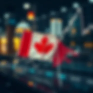 Fluctuations in the Canadian Exchange Rate Graph showing fluctuations in the Canadian exchange rate