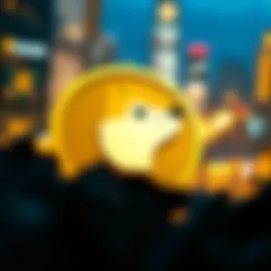 Dogecoin Logo Exploration A visual representation of Dogecoin logo