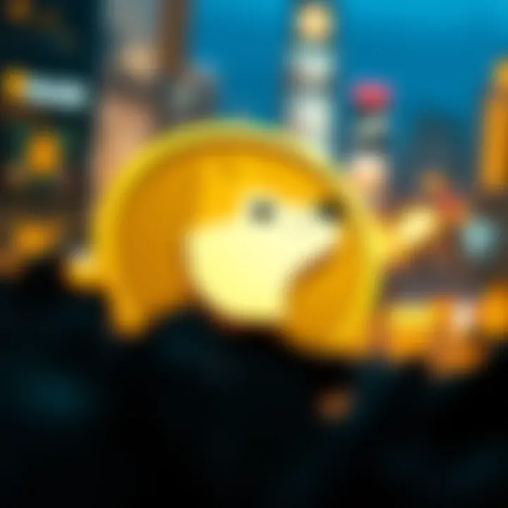 Dogecoin Logo Exploration A visual representation of Dogecoin logo