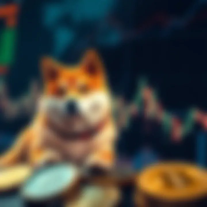 Dogecoin Trading Trends Analysis Graph displaying Dogecoin trading trends