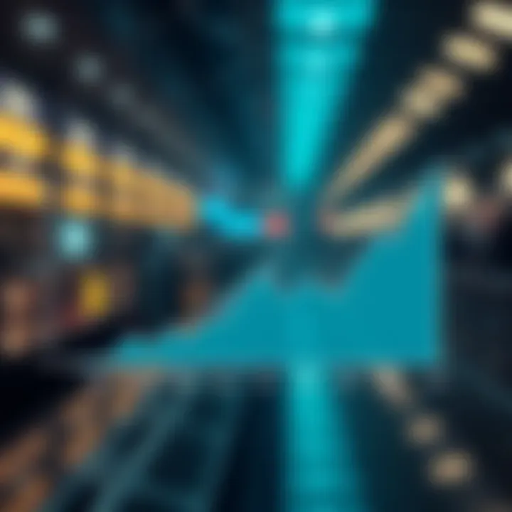 Graph illustrating transaction fees over trading volume