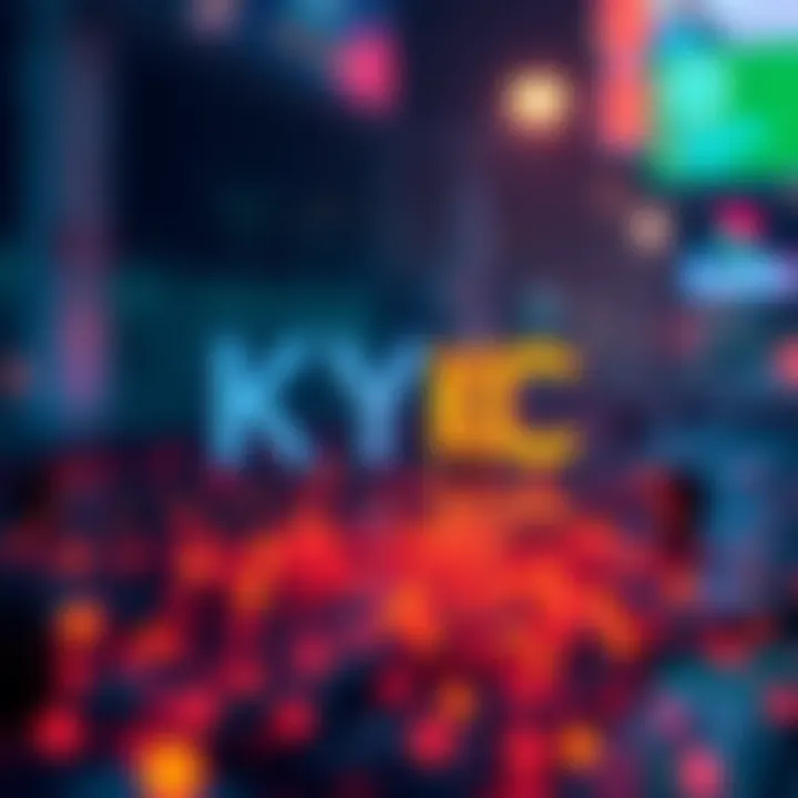 Importance of KYC in Cryptocurrency Infographic showcasing the importance of KYC for compliance and security