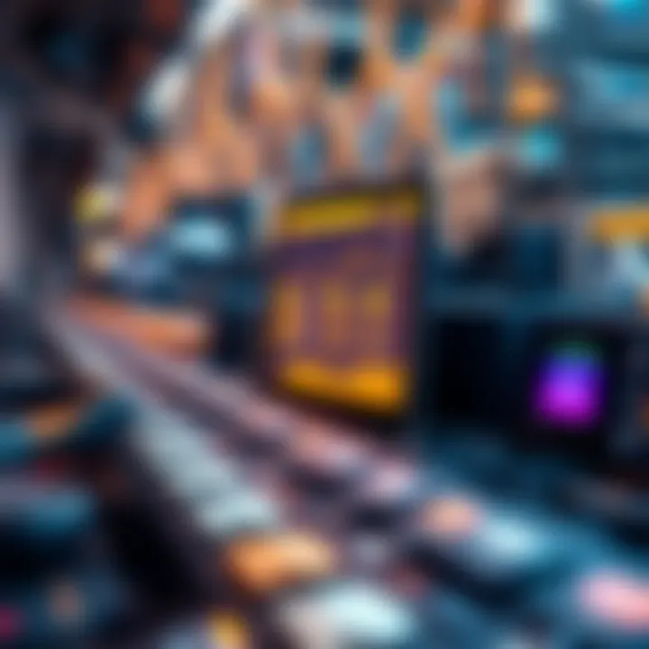 Conceptual representation of NFT sales