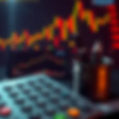 Graph showcasing the mathematical principles behind options trading