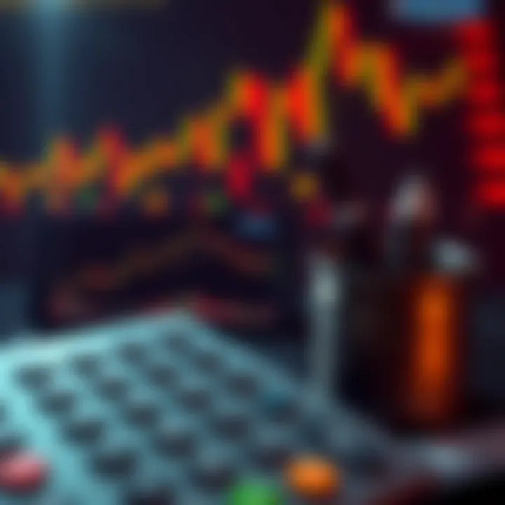 Graph showcasing the mathematical principles behind options trading