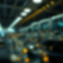 Visual representation of P2P network architecture