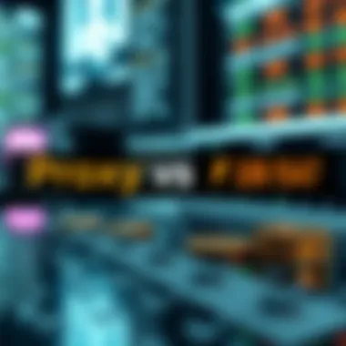 Comparison between proxy prices and market prices