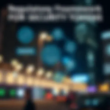 Regulatory Framework for Security Tokens Diagram showing the regulatory framework surrounding security tokens