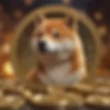 The essence of Shiba Inu coin represented visually