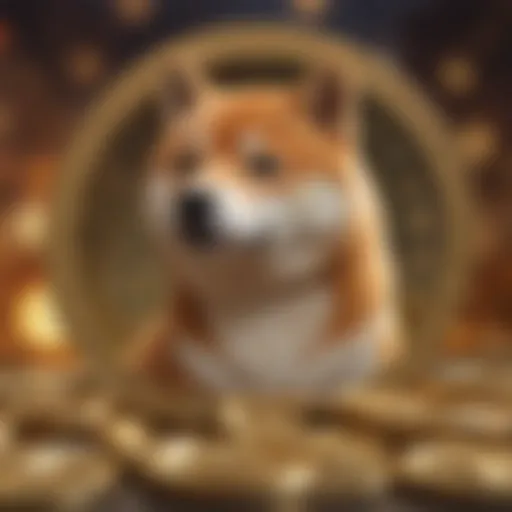 The essence of Shiba Inu coin represented visually