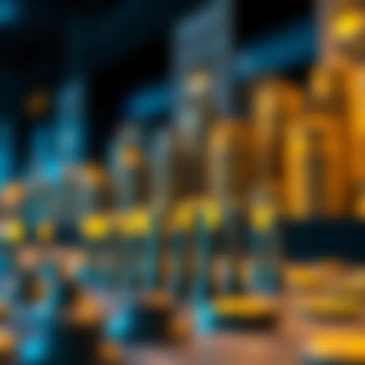 Illustration showing various staking models