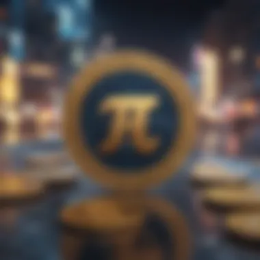 Graphical representation of Pi Coin's market trends