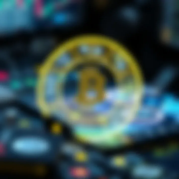 Diagram showing technological advancements in cryptocurrency