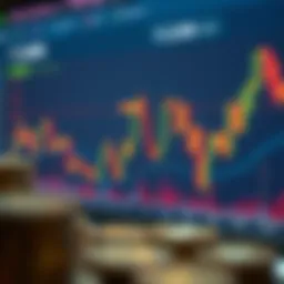 Graph showing trailing buy order mechanics in cryptocurrency trading