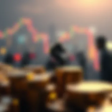 Visual representation of the relationship between USDX and cryptocurrency markets