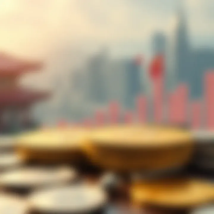 An infographic depicting economic implications of digital currencies